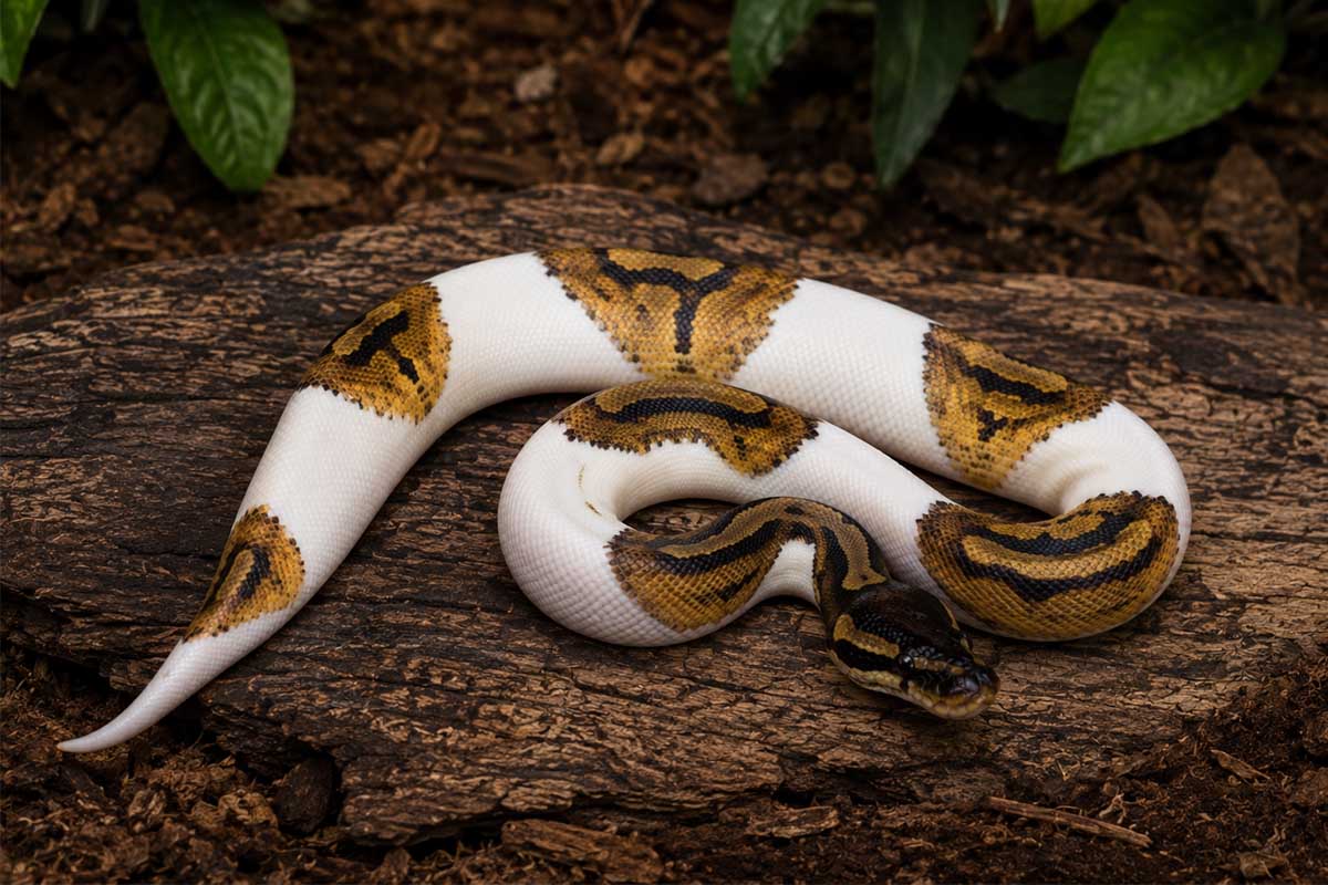pied ball python